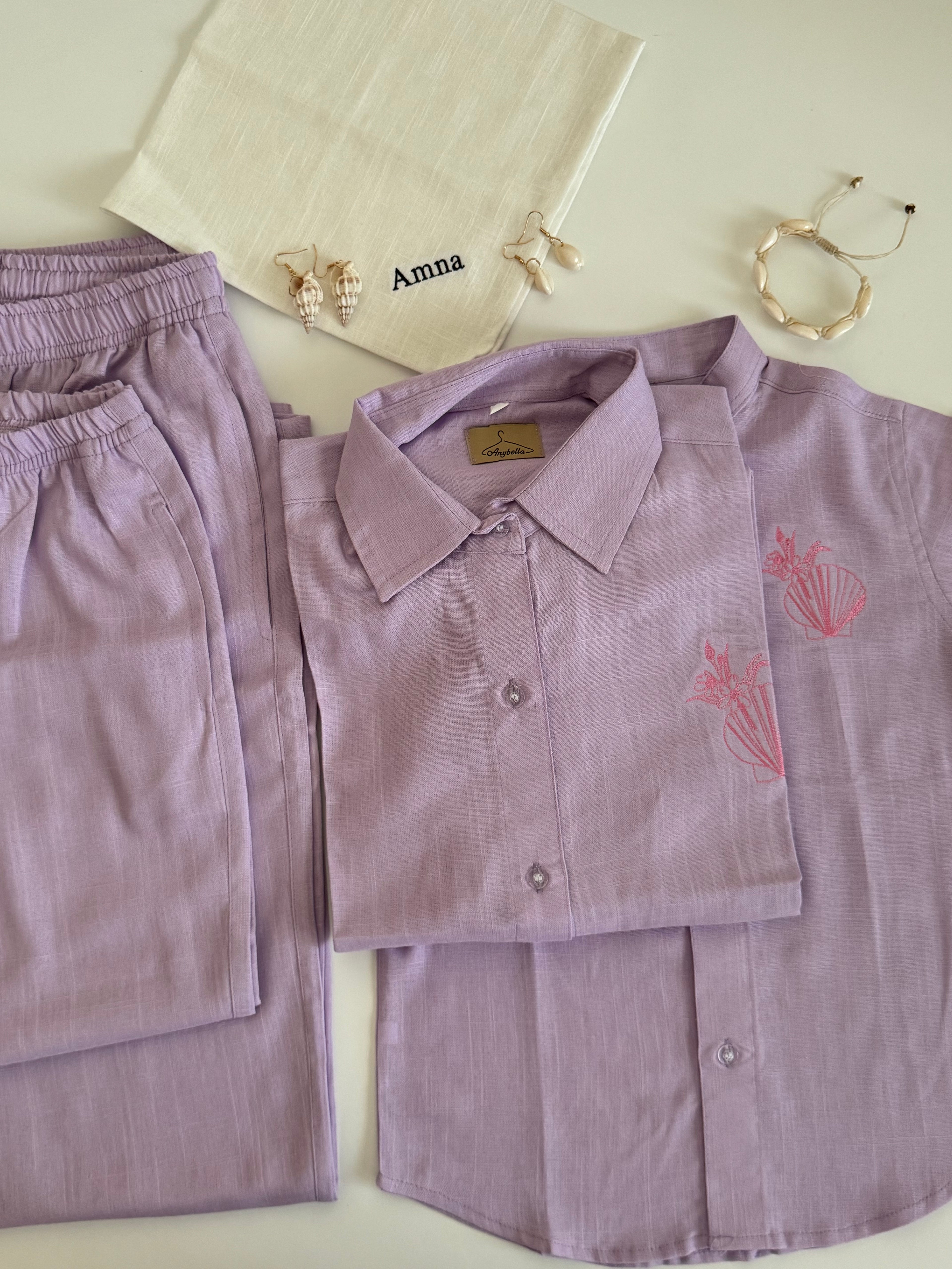 Matching Linen Outfit for Mom & Child